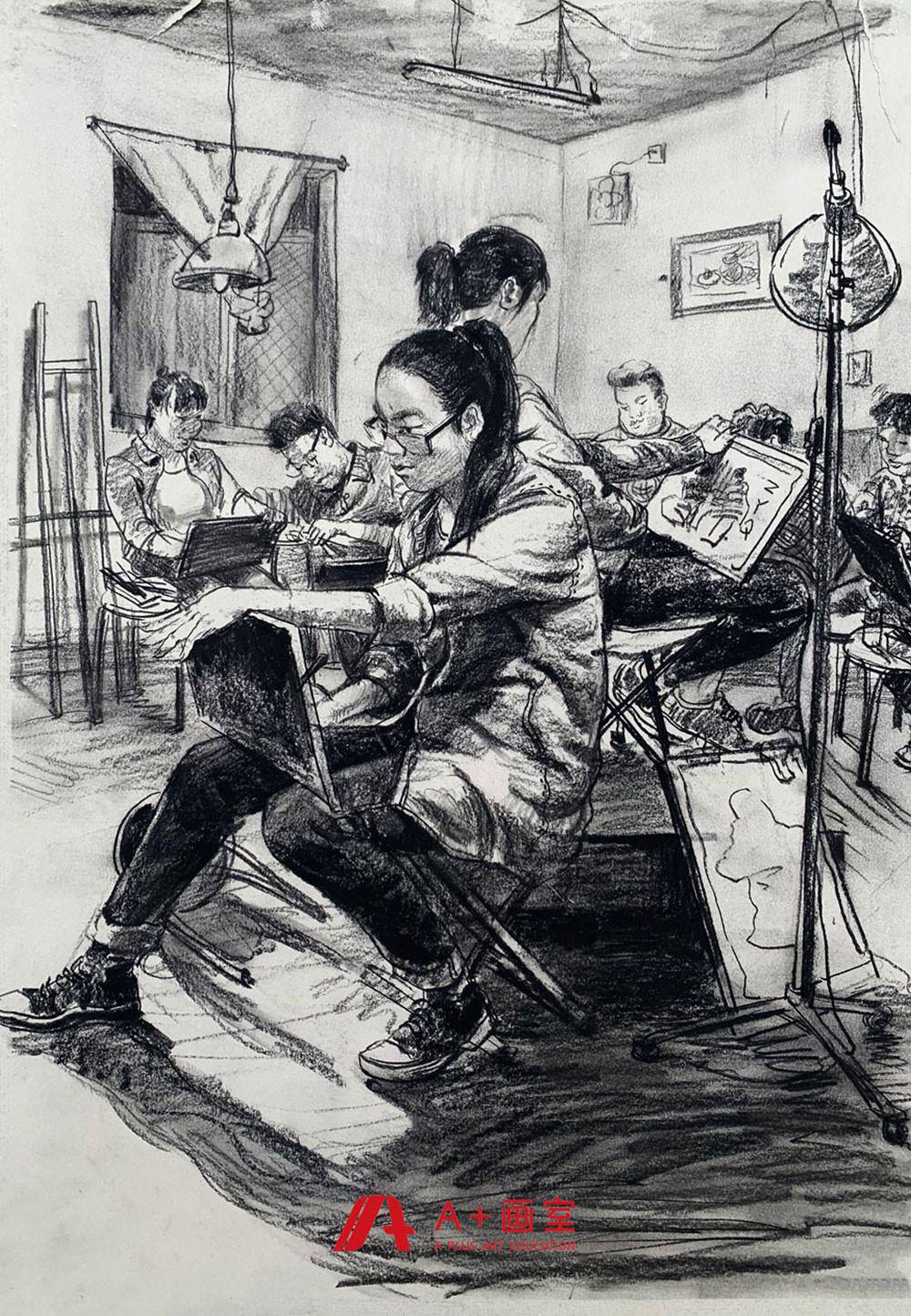 场景速写怎么画  场景速写知识掌握  北京小班画室